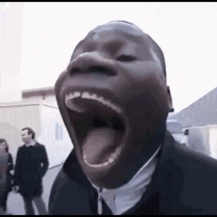 Guy screaming but it sounds like a siren (Meme template) #memes #memetemplate #loud