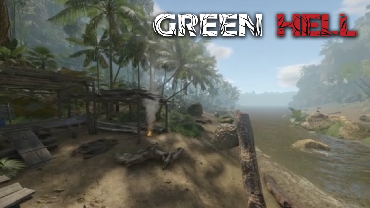 2 man tries to beat jungle in game green hell