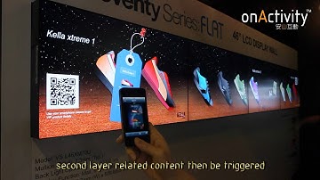 Powerful digital signage with QR code generation