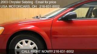2003 Chrysler Sebring LX Sedan - for sale in Parma, OH 44129