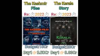 The Kashmir Files Vs The Kerala Story Movie day1 Boxofficecollection shorts viralshorts movie