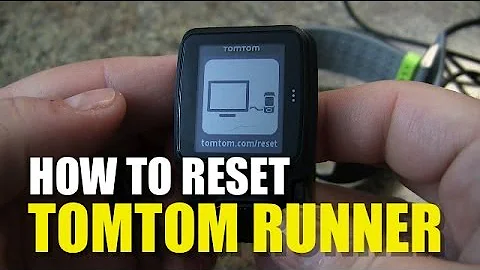 Como faço para esvaziar a memória do meu relógio TomTom Runner?