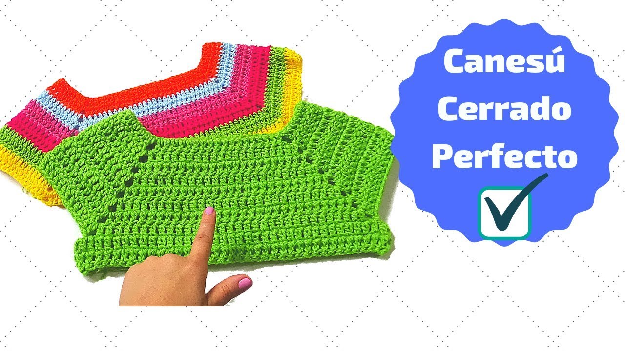 CANESÚ  CERRADO TEJIDO PERFECTO - EN TODAS LAS TALLAS