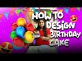 How to decorate chocolate cake at home  dimpzz cake studio