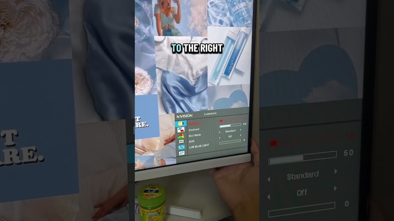 How to Adjust Brightness of NVISION Monitor