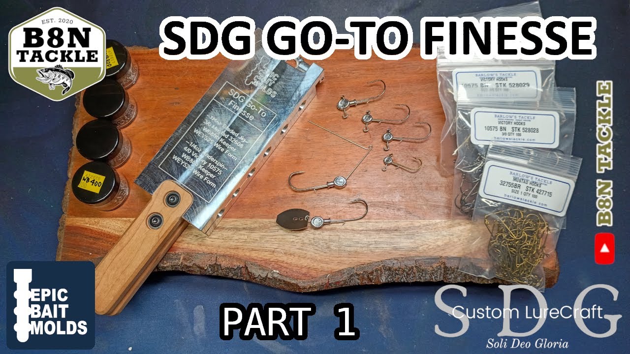 Формы для джиг-головок Epic Bait Molds и SDG Go-To Finesse Jig Mold, часть 1.