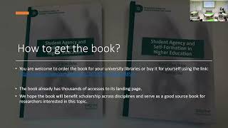 Book talk: ‘Student Agency and Self-Formation in Higher Education’
