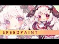 【Speedpaint】Lace and Roses (PaintToolSAI)