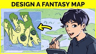 🔴 Advanced Overhead Map Illustration