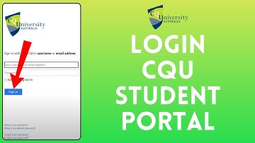 CQU Login 2024 | How to Login CQU Student Portal