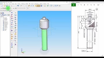 Screw Jack Part03 Screw Spindle Solid Edge V20 (Kannada)