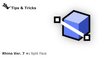 06 Split face with #rhino3d