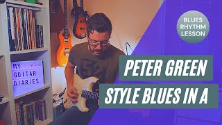 Fleetwood Mac/Peter Green - Rattlesnake Shake Style Blues Rhythm Guitar Lesson