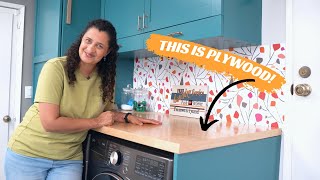 How to Build a Laundry Countertop | Easy DIY | BudgetFriendly