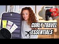 MY CURLY HAIR TRAVEL KIT: CURLY HAIR TRAVEL ESSENTIALS | curly hair travel tips + hacks