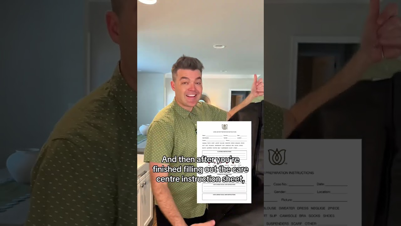 Funeral Directors: Stop Accepting Clothing in Grocery Bags