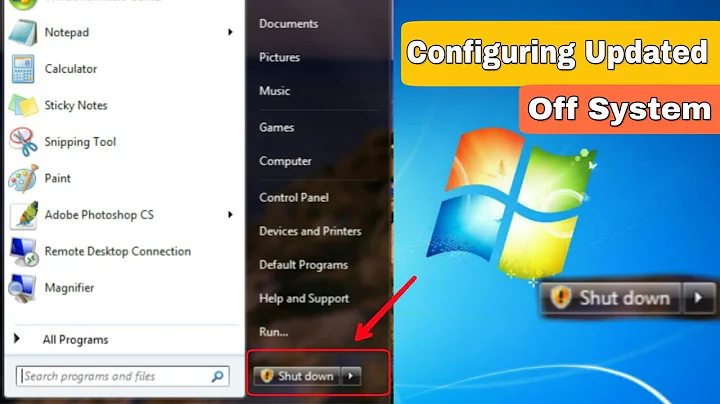 Solved shut down | Windows 7 Configuring updates shutdown Loading Computer