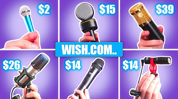 I Bought The CHEAPEST Wish.com Microphones..