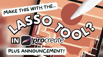 How to Use the Lasso Tool In Procreate to make Art | Procreate Tutorial for Beginners!