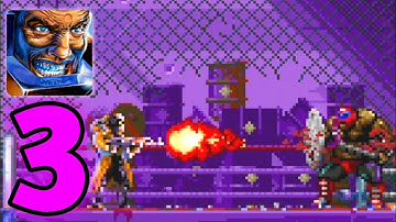 Huntdown: Cyberpunk Adventure - Gameplay Walkthrough Part 3 - Third Boss (Android, iOS)