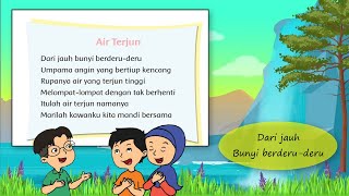 LAGU AIR TERJUN | SHEMA - Syair Puisi dan Lirik Lagu Tema 5 Kelas 2 SD | Lagu Pembelajaran