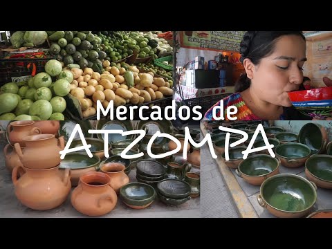MERCADOS EN SANTA MARÍA ATZOMPA. Mercados de Oaxaca. #oaxaca #mercados