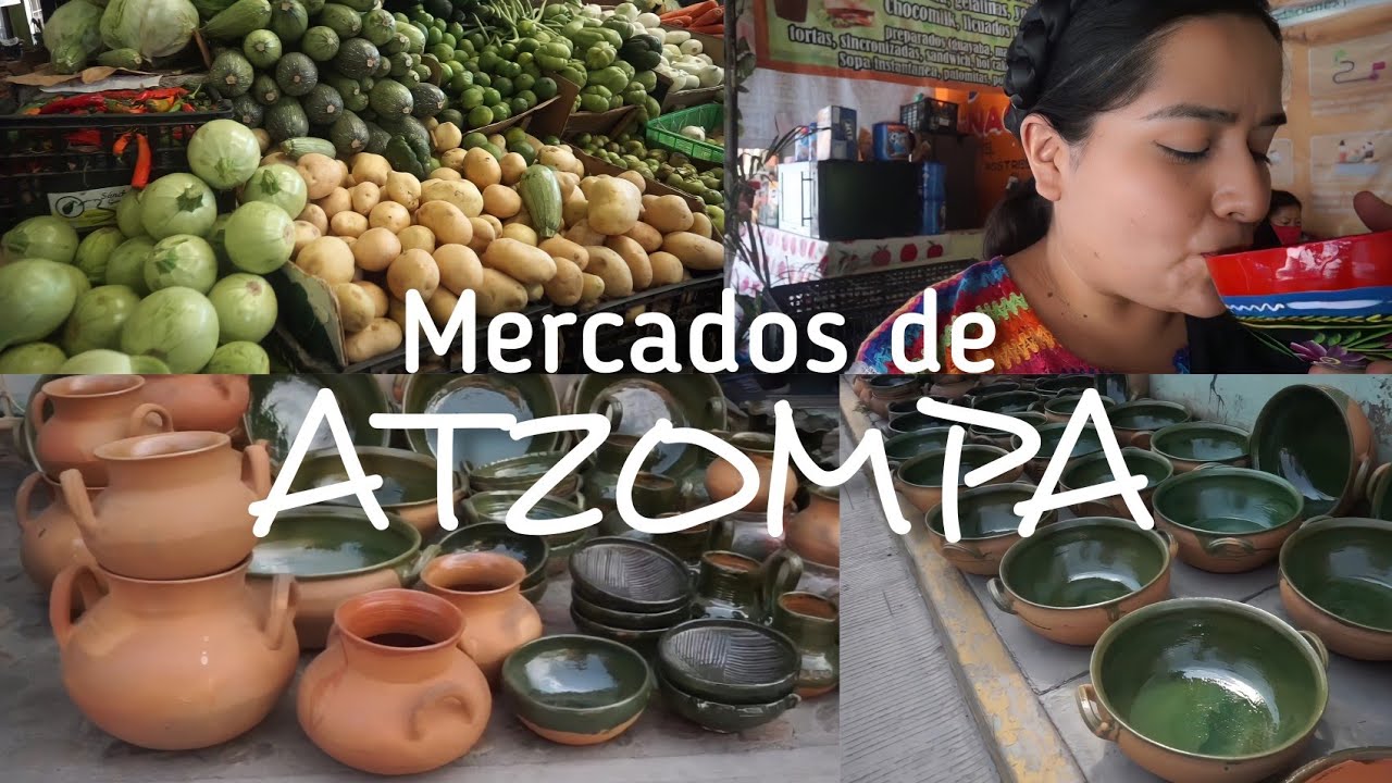 MERCADOS EN SANTA MARÍA ATZOMPA. Mercados de Oaxaca. #oaxaca #mercados