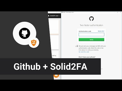 GitHub + Solid2FA — Secure 2-Step Login for your GitHub Account