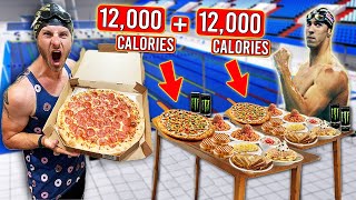 12,000+ Calorie Michael Phelps Diet Challenge..DOUBLED!