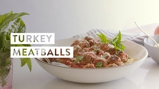 These healthy turkey meatballs are a goop favorite. let them simmer
all day and watch people crowd around the amazing aroma. serve with
spaghetti torn ba...