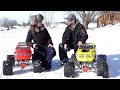 Her very first time couple enjoy their 49cc gas toy raminator monster trucks  rc adventures