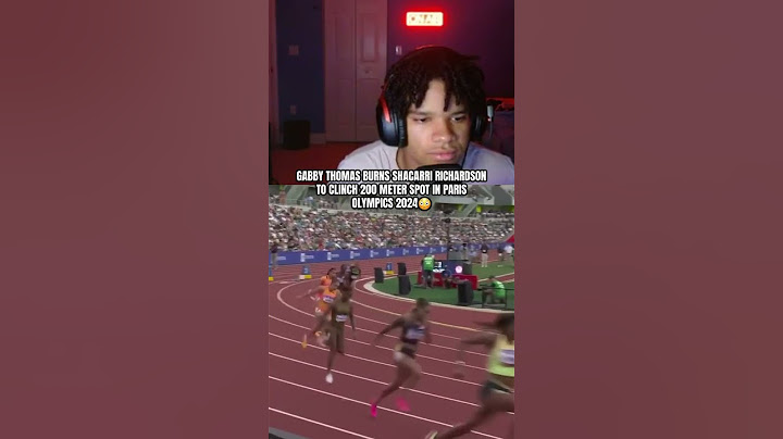 bomboclot😳 #GabbyThomas #Victorious #200m #ShacarriRichardson #Misses #Olympics2024 #Spot