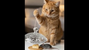 Shocking! 😱😱The cat goes tactical! part1 #shorts #tabbycat #trap