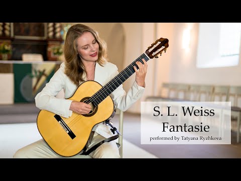 Видео: Tatyana Ryzhkova performs Fantasie (Fantasy) by S. L. Weiss