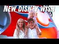 We Went On The DISNEY WISH (boarding Disneys brand new cruise ship!)