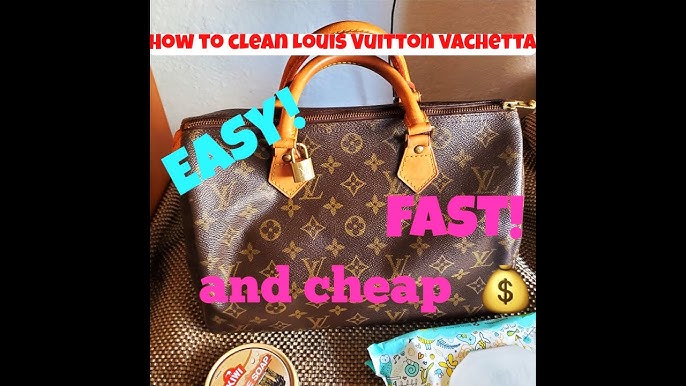 The complete guide, simplified in 3 easy steps, on how to remove dirt  buildup and water stains on Louis Vuitton's Vac…