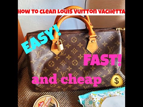 Louis Vuitton - vachetta leather - please help me remove stains