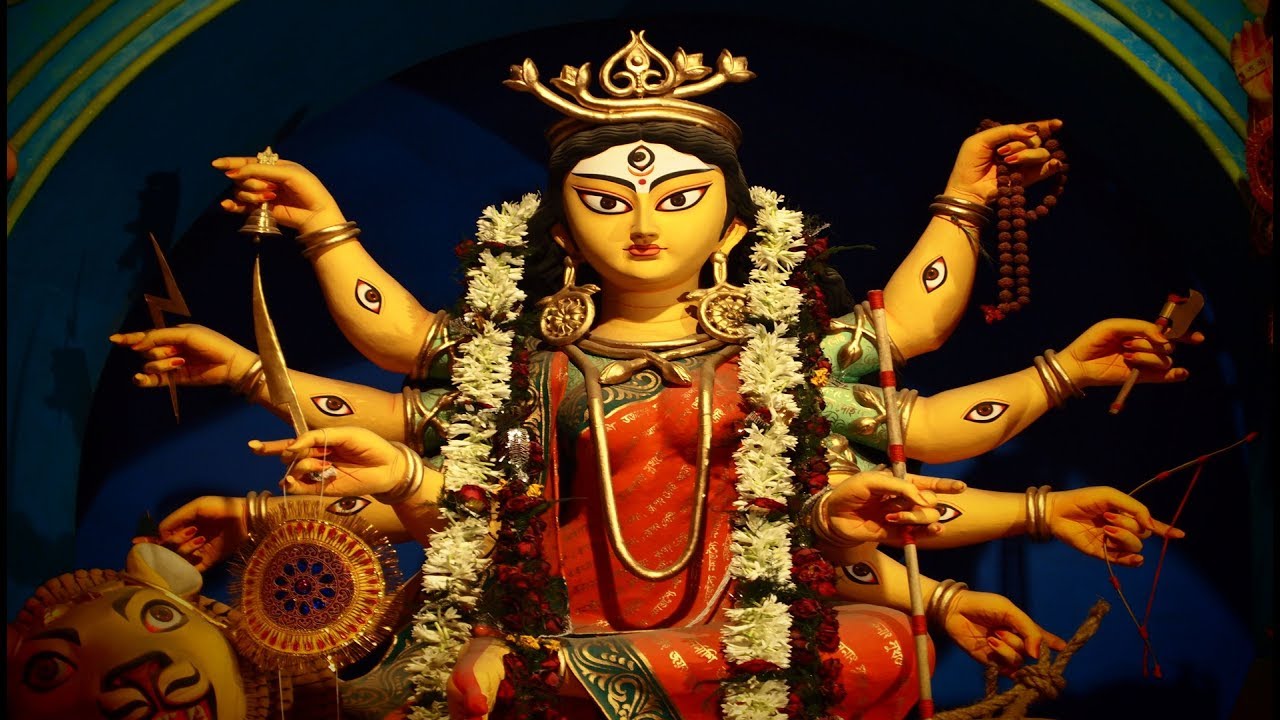 good morning wishes with durga mata picture images photos hd