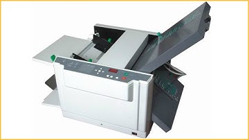 Automatic electric paper folding machine A4 A3 paper folding machine china