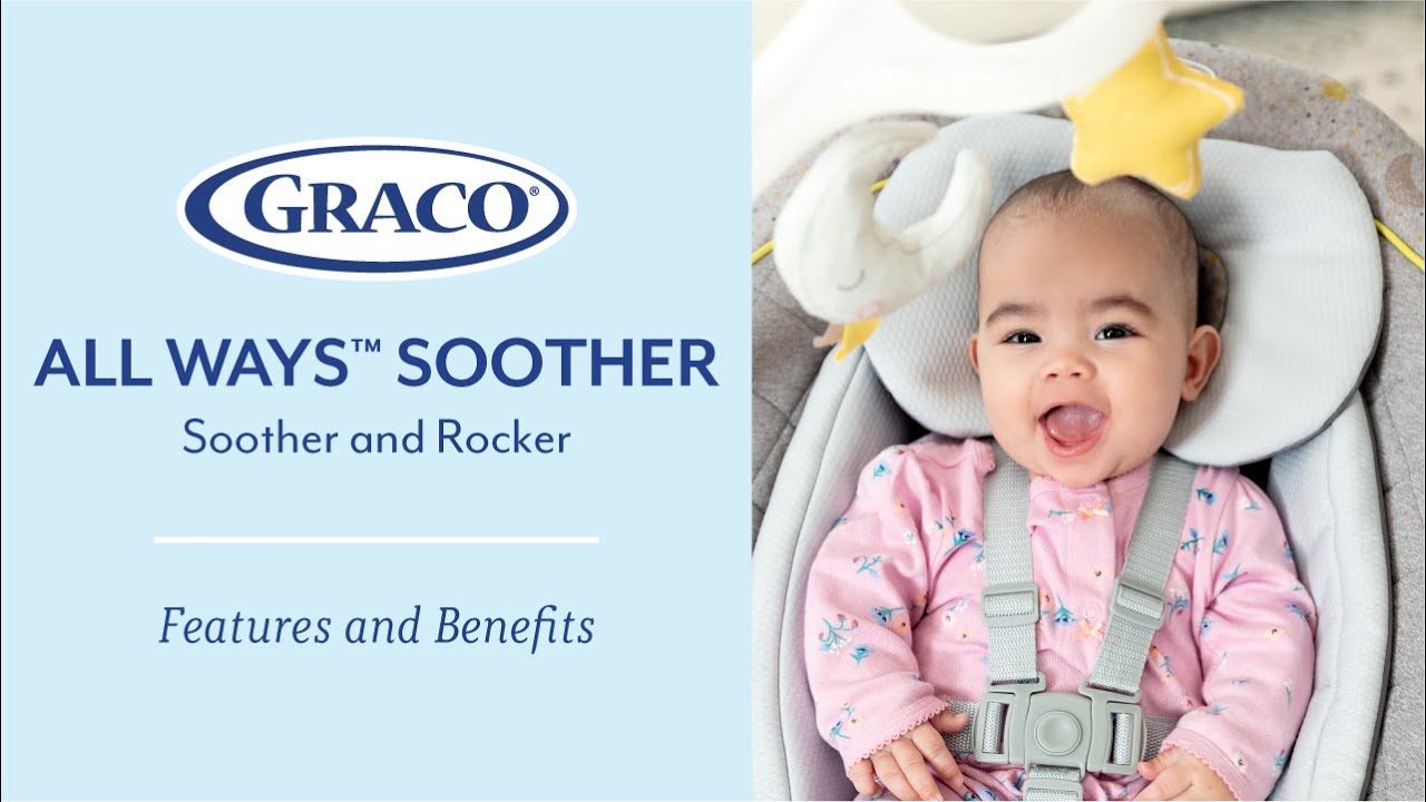 Graco All Ways™ Soother, the ultimate baby swing/rocker that moves and  soothes like parents do - YouTube