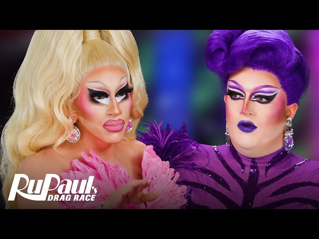 The Pit Stop S16 E12 🏁 | Trixie Mattel u0026 Lawrence Chaney Get Flushed! | RuPaul’s Drag Race S16 class=