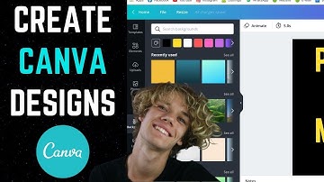 How create designs with Canva | Create POD Designs for Amazon Merch (CANVA Tutorial)