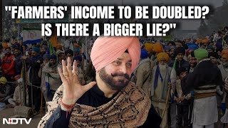 Navjot Sidhu Slams BJP Over Claim Of Doubling Farmers' Income: 