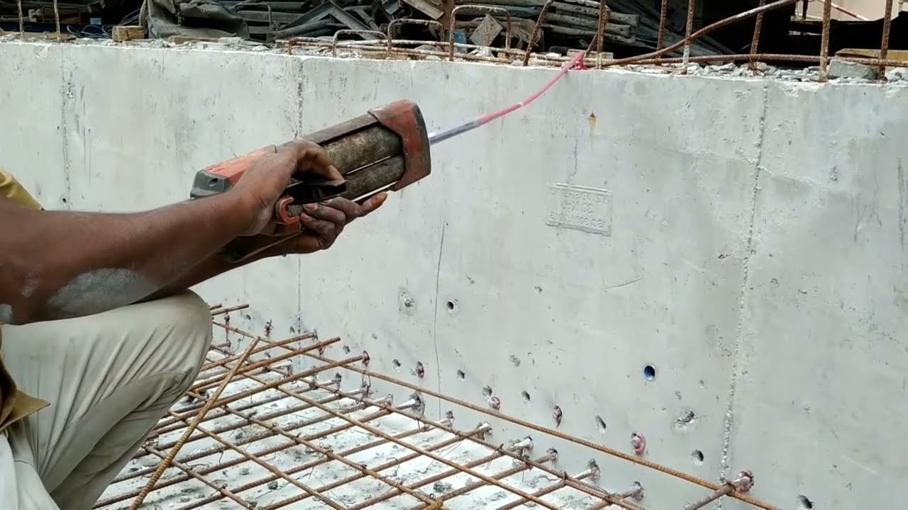 Chemical Anchoring with Hilti HITRE500 l Installation Hit Hilti RE 500