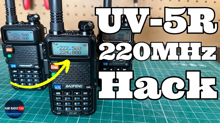 Baofeng UV-5R Hacked | 220MHz Software Unlocked!