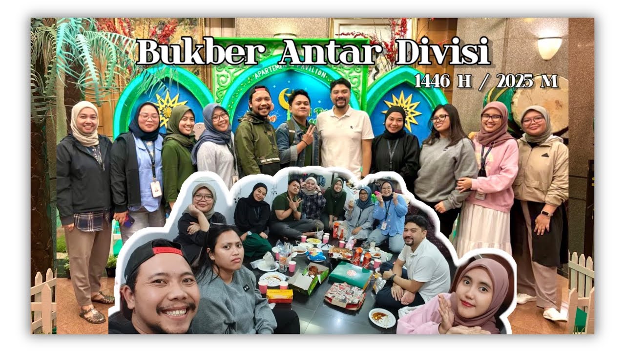 BUKBER NUMPANG KANTOR ORANG | VLOG