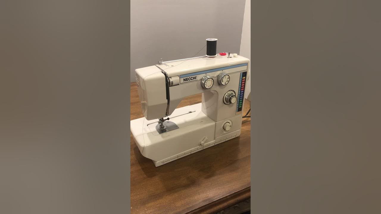 How To Thread A Necchi Sewing Machine Model 537L YouTube