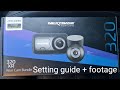 nextbase 320 xr camra bundle settings guide and footage