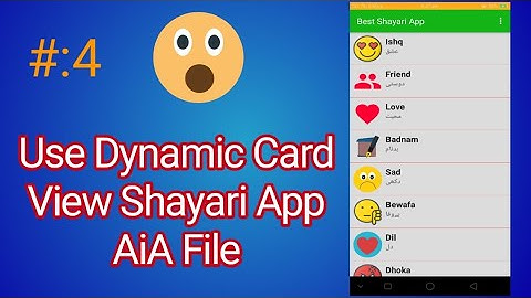 #4Shayari App Aia File Kodular By Technical Guruji Pakistan 💪💪💪