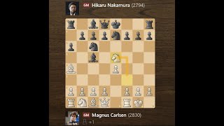 Magnus Carlsen vs Hikaru Nakamura | Norway Chess 2024